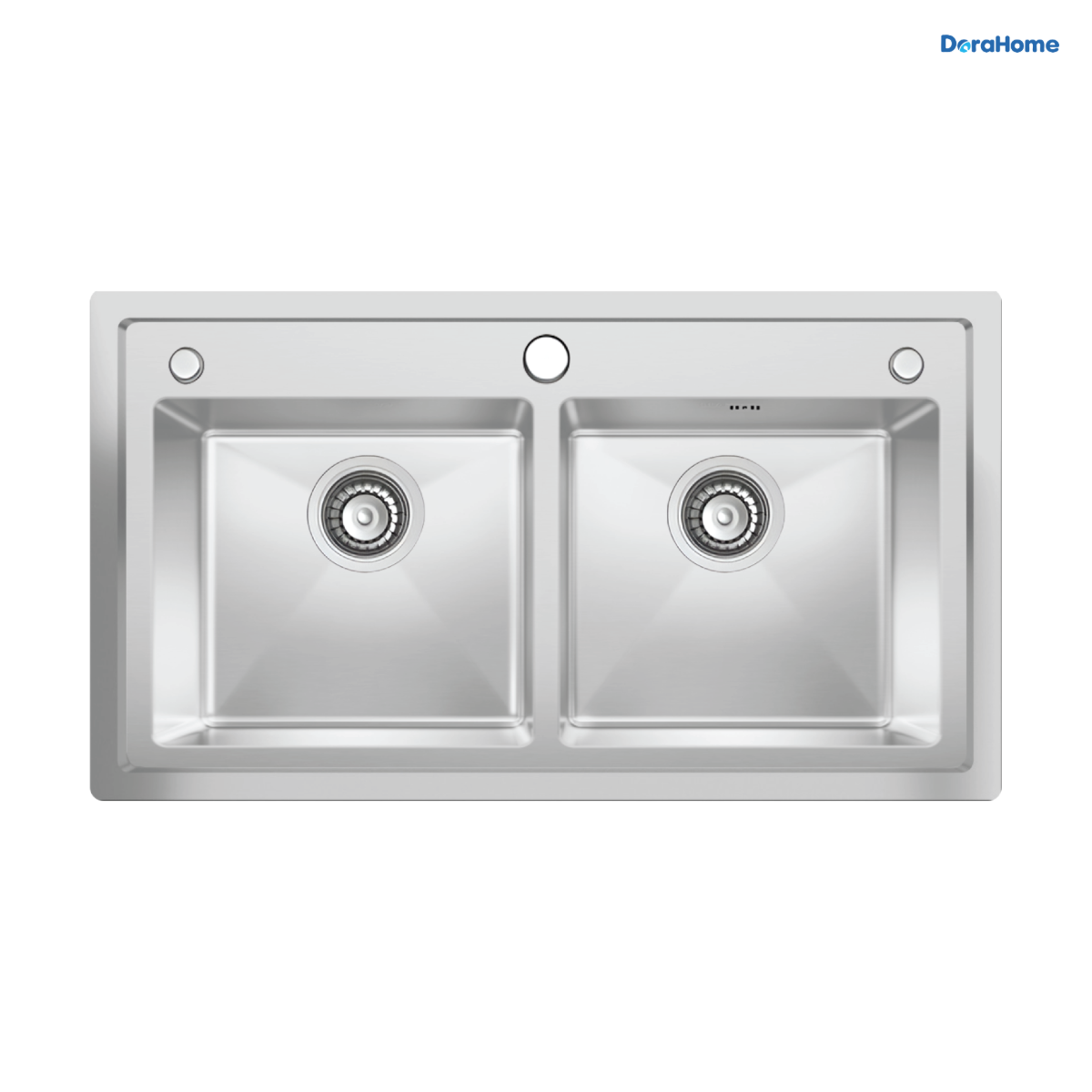 Chậu rửa chén 2 hố Inox RANGOS RGS-8648C-GC
